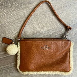 Coach Sherpa Clutch